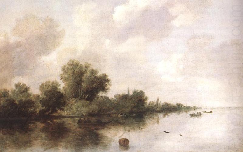 River Scene, RUYSDAEL, Salomon van